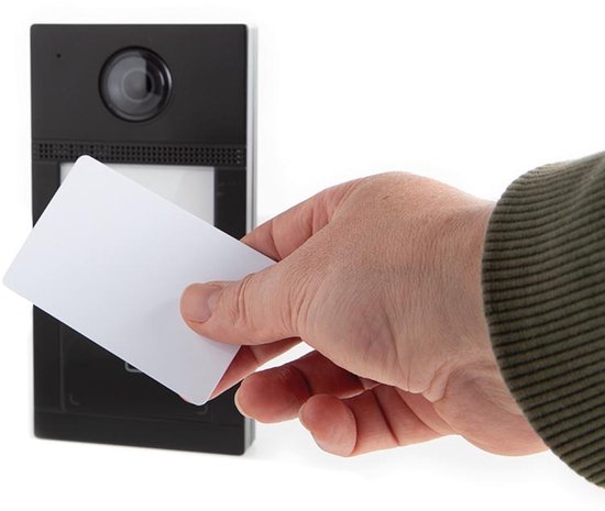 Etiampro Video intercom deurbel, IP65, 2 MP camera, IR nachtzicht, PoE voeding, compatibele Guarding Vision app, metalen behuizing, zwart van EtiamPro — afbeelding 4
