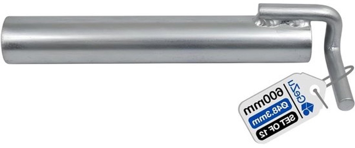Steigerhouders - Steigerborging Buizen - Steigers Bevestigen - Thermisch Verzinkt Staal - 600 mm - Zilverkleurig