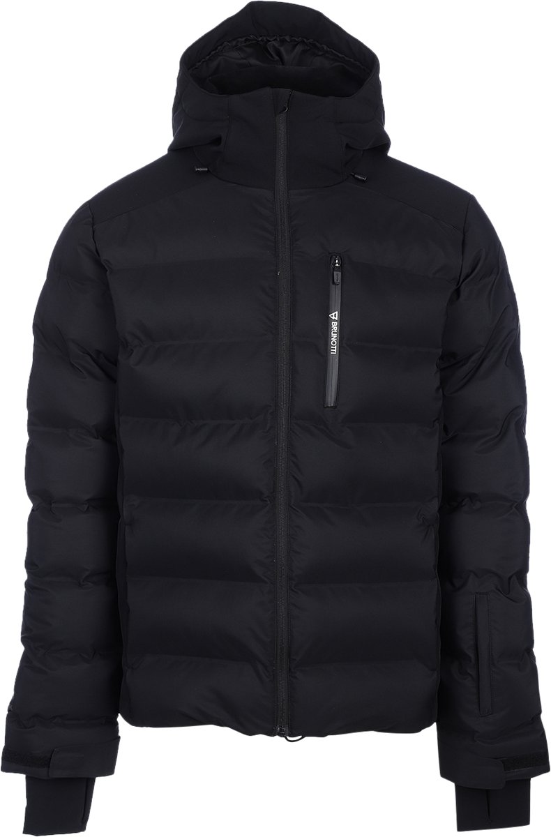 Brunotti Storm Skijas Heren – Ski Jas Wintersport 15K Waterdicht Ademend Lichte Isolatie Zwart