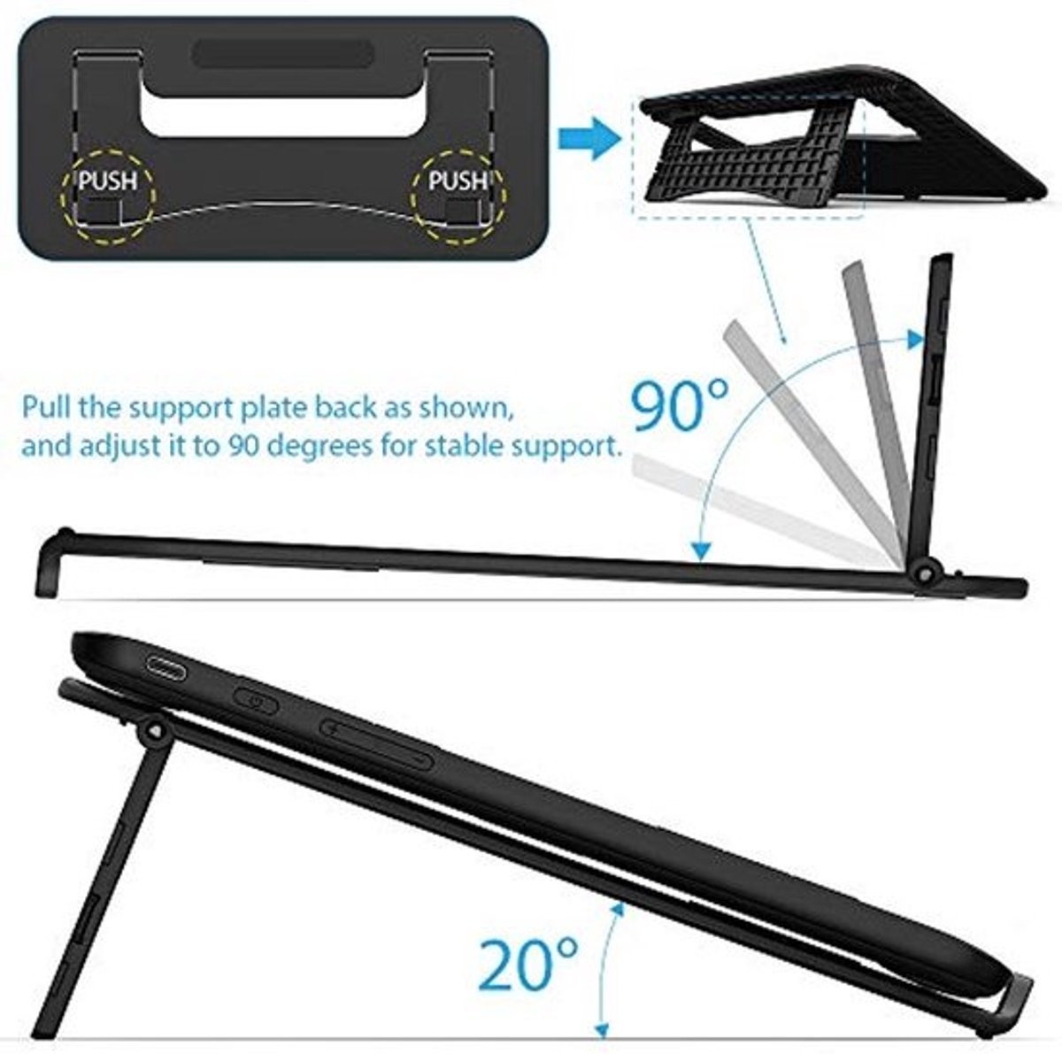 XP-PEN Grafische tablethouder AC42 standaard voor Artist 12 / Artist 12 Pro/Artist 13.3 Pro/Artist 10 2nd / Artist 12 2nd / Artist 13 2nd