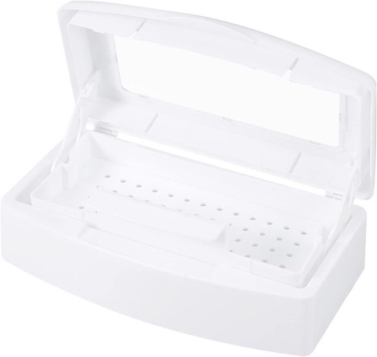 Allecta - Lade voor Nagel Gereedschap Sterilisatie en Manicure in Salon - Sterilisator Container 23x13x8 - Geschikt voor Instrumenten