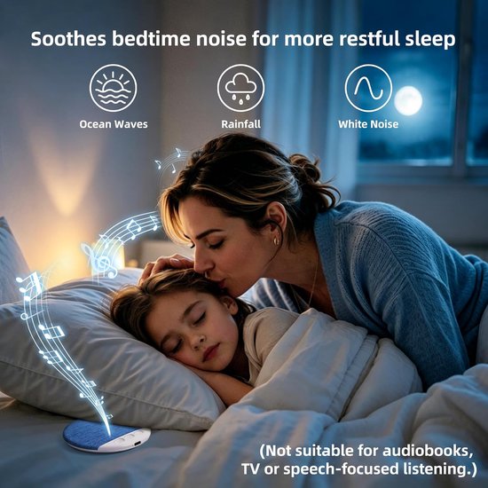 Onderkussen Bluetooth-luidspreker - Ontspanning - Cadeau — afbeelding 4