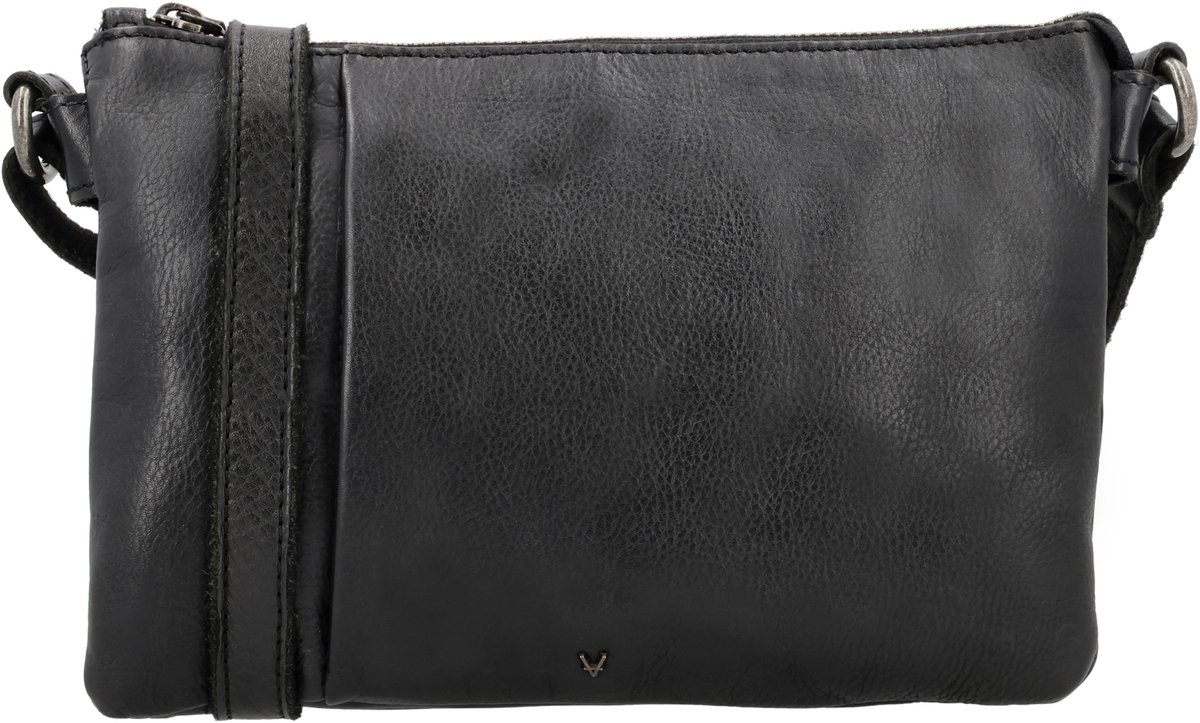 Vilenca Holland Leren Crossbody Tas Dames – Echt Leer, 3 Vakken met Rits, RFID-Kaartvakken en Binnen- & Buitenvak met Rits
