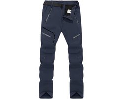Naudamp Wandelbroek voor dames van fleece, softshellwol, gevoerd, buiten