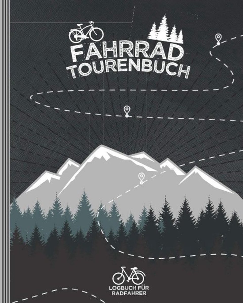 Fiets Logboek voor 50 Toertochten - Tourenboek voor Fietsers en E-Bikers