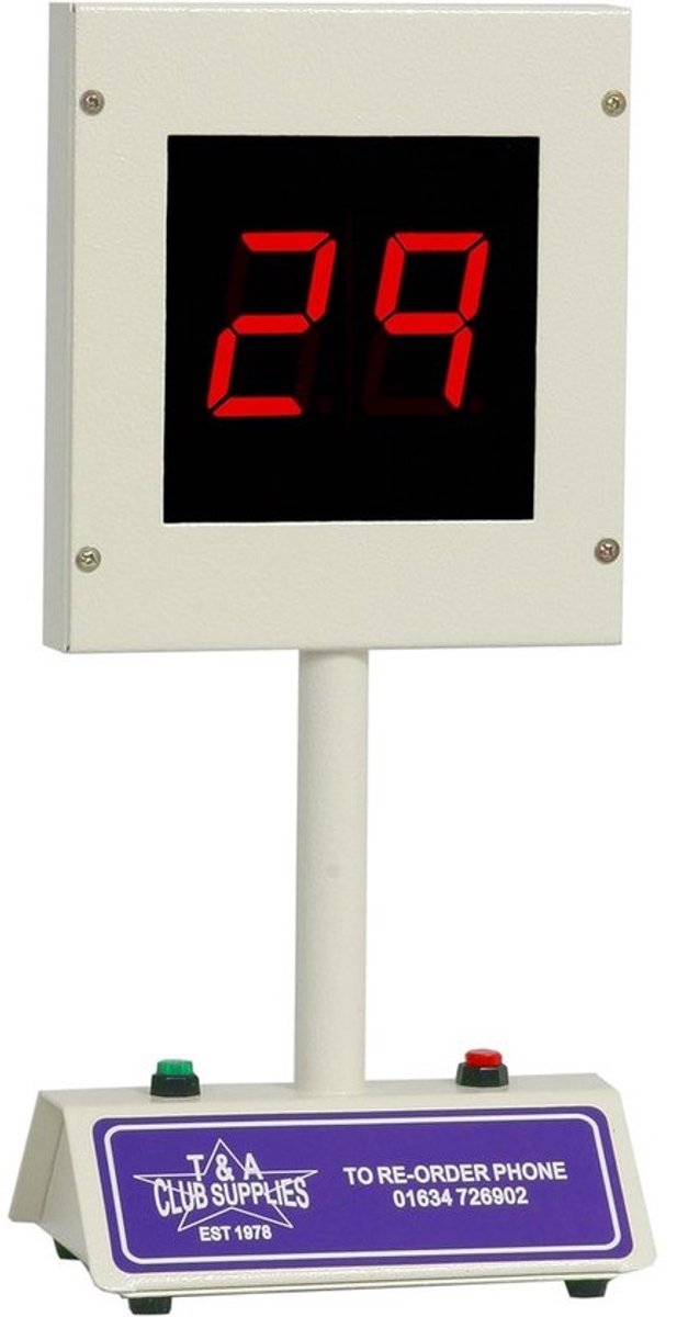 Elektronische Bingomachine met Selectie 1-75 en 1-90