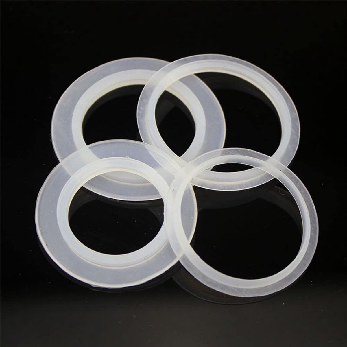Rubberen O-ringen - Pop-Up Vervangingsdichting voor Wastafel Klikstop - Lipdichting - 10 stuks 43,5 x 28,5 mm