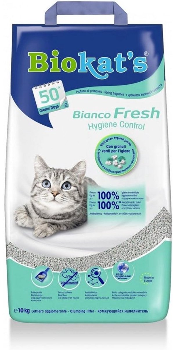 Cat litter Blanco Fresh 10 kg - Hypoallergenic and Odor Control