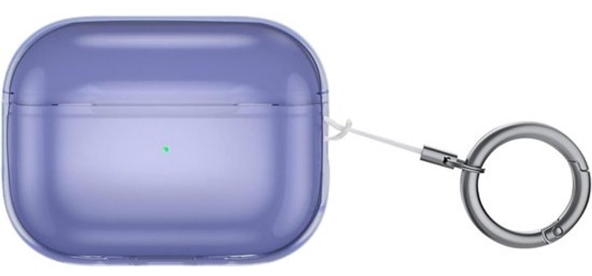 Transparante beschermhoes voor AirPods Pro 3 2025 - Ultra Dun TPU Hoesschokbestendig Krasbestendig Paars