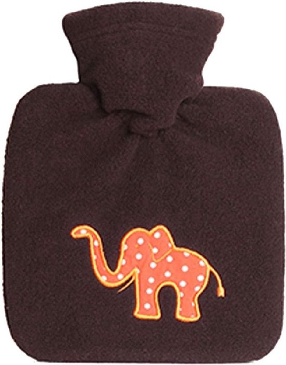 Warme Kruik met Zachte Safari Hoes - Bruin