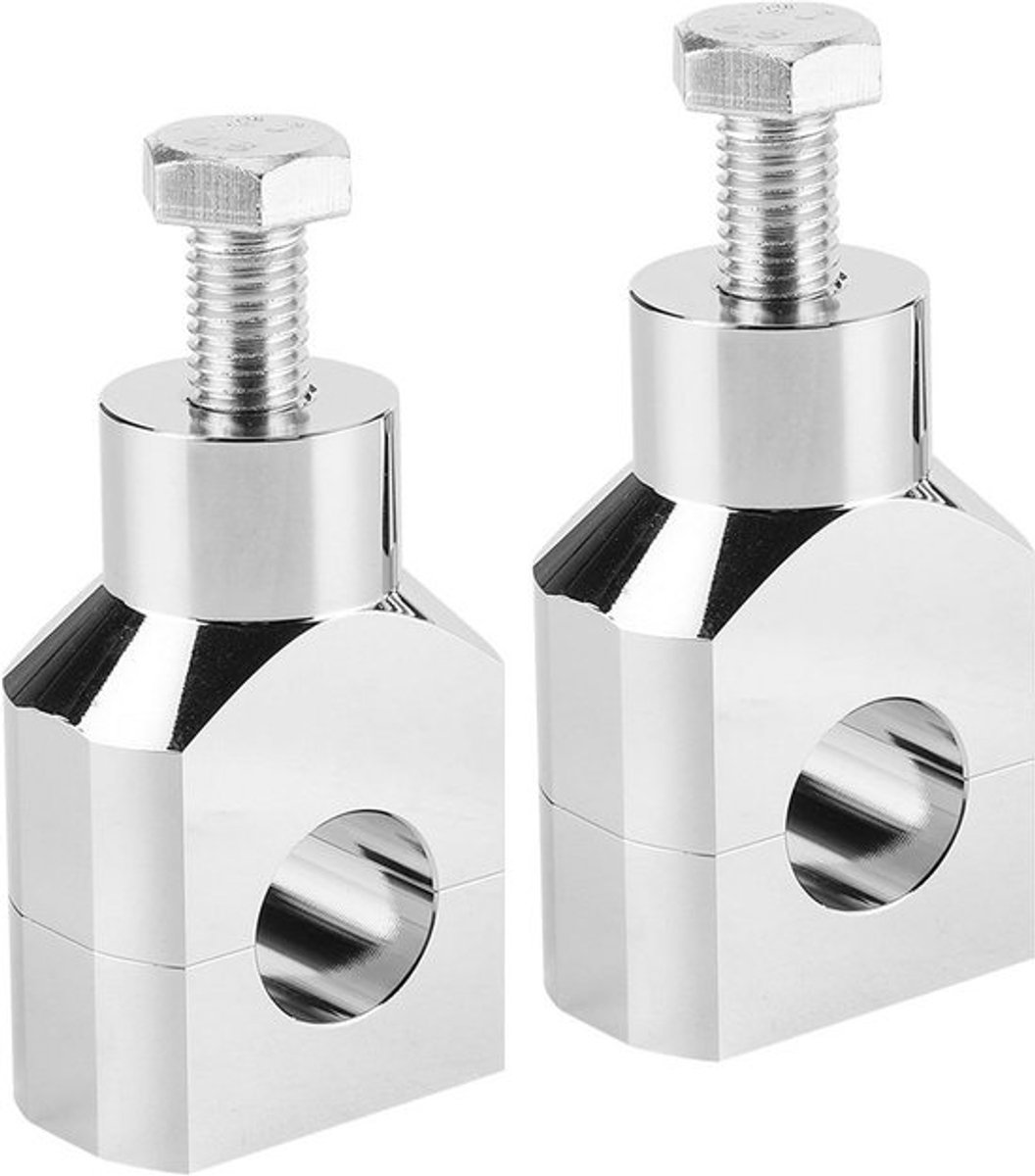 Universele Motor Stuurverhoger Klemmen - 2,5 cm Stuur Riser Set met Schroeven