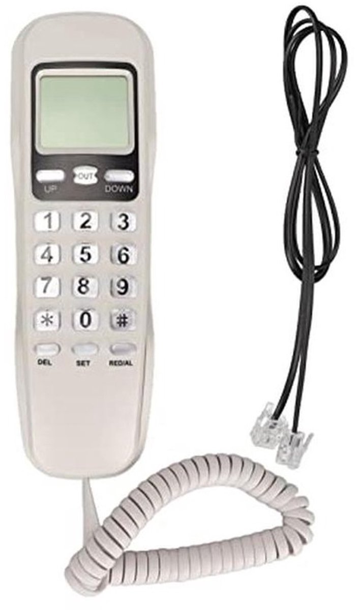 Vaste Telefoon met LCD-scherm en Flitsfunctie voor Senioren en Thuisgebruik