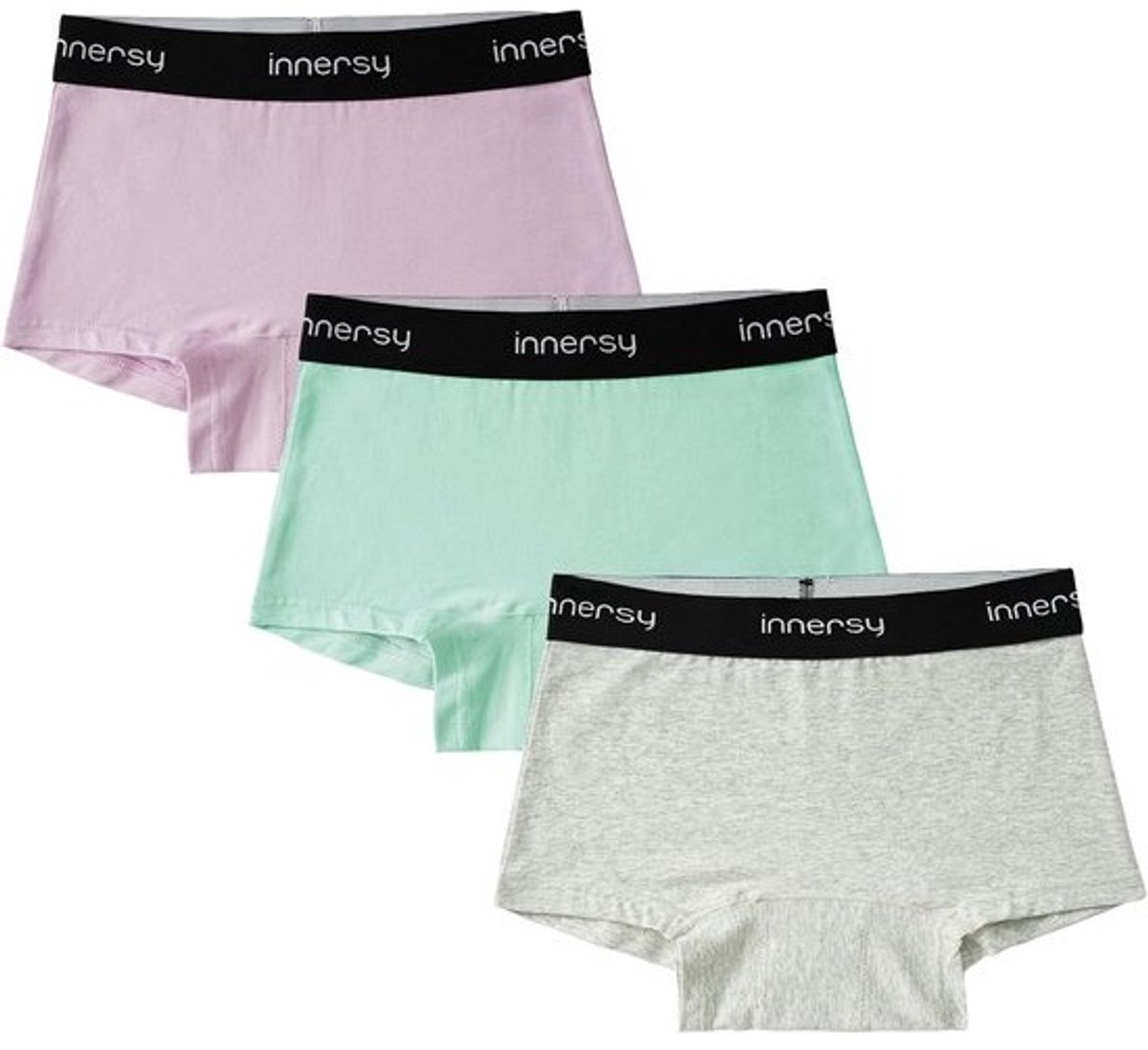 Boxershorts voor Meisjes met Absorberende Katoenen Voering, 3 Stuks