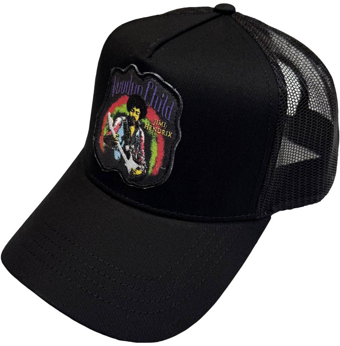 Jimi Hendrix - Voodoo Child Trucker pet - Zwart