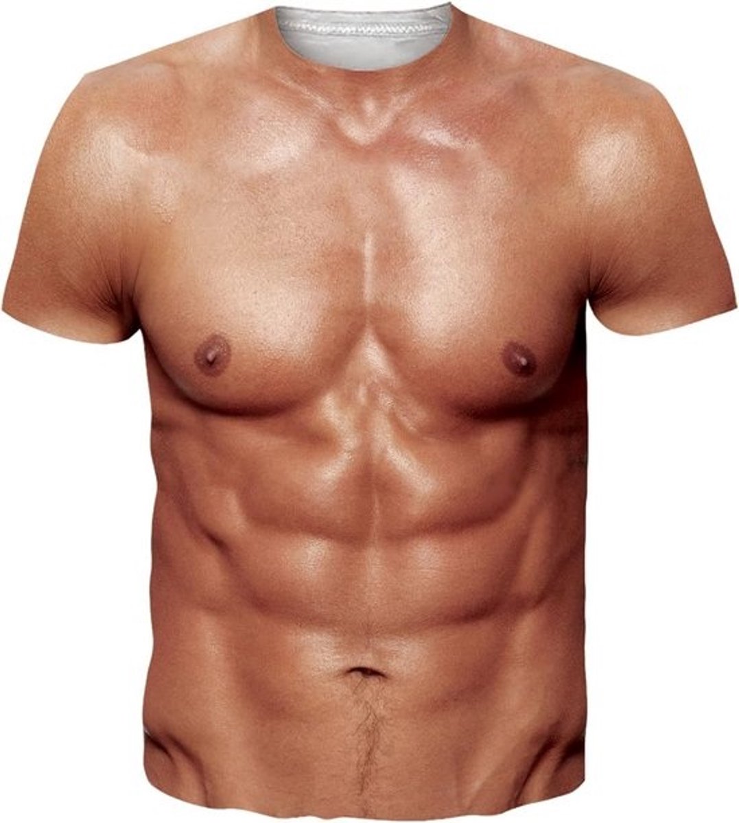 Grappig 3D Geprint T-shirt voor Heren en Dames, Casual Korte Mouw