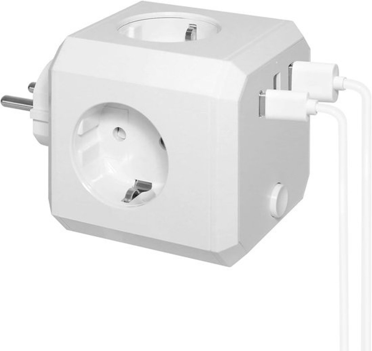 Stekkerblok met USB-oplaadpoorten zonder Snoer