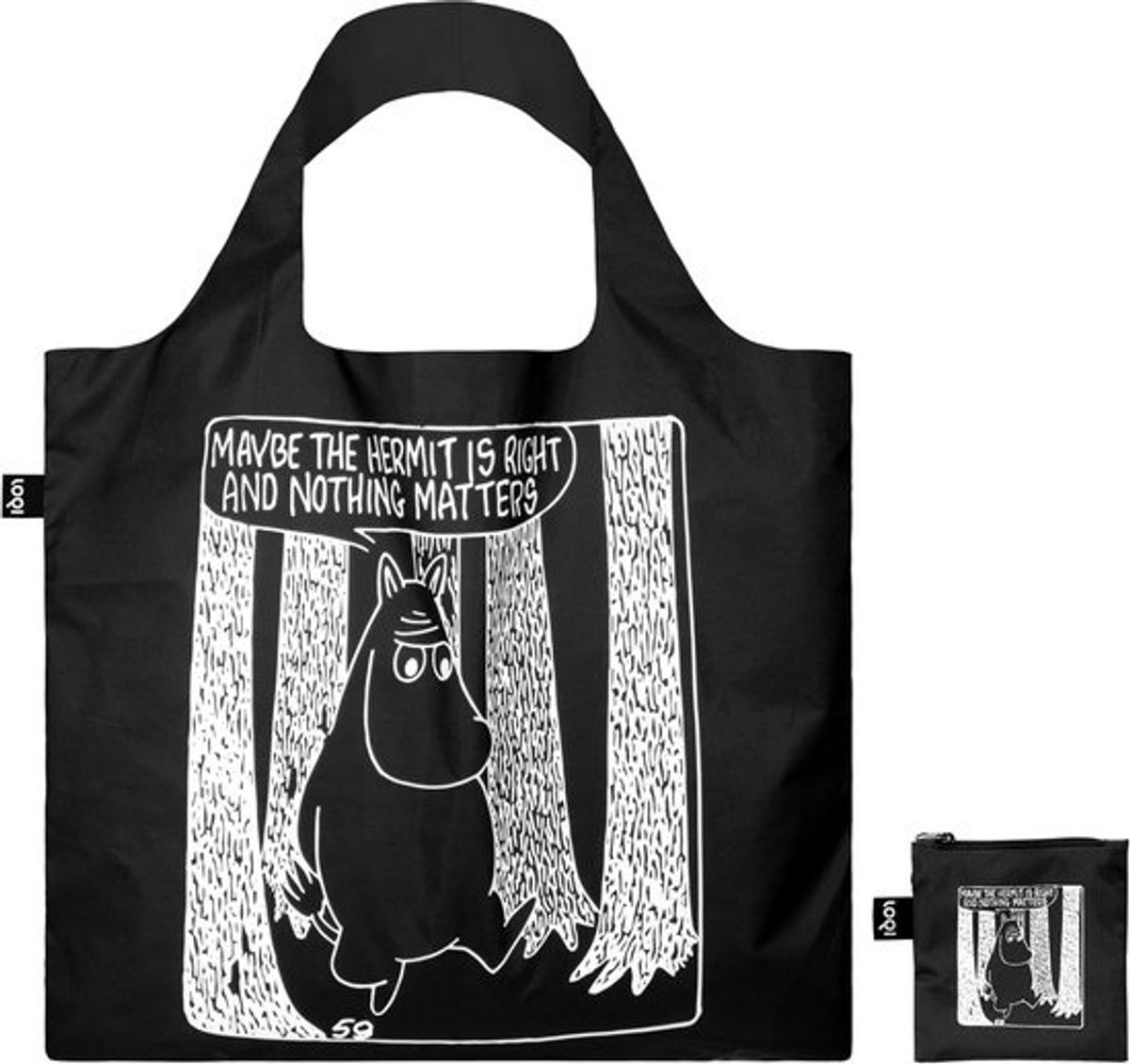 Duurzame Boodschappentas met Moomin Strip Avonturen - Herbruikbare Tas