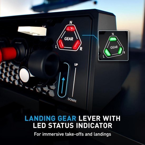Throttle Quadrant met Vernier Hendels, Trim Wheel & Parkeerrem voor Flight Simulator PC/Mac — afbeelding 2