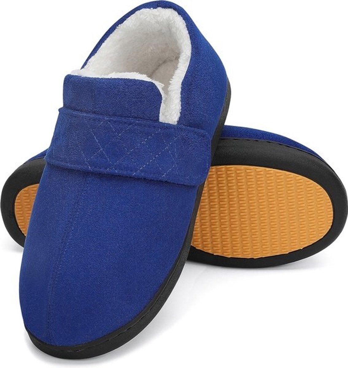 Warme winterpantoffels voor heren met traagschuim en pluche