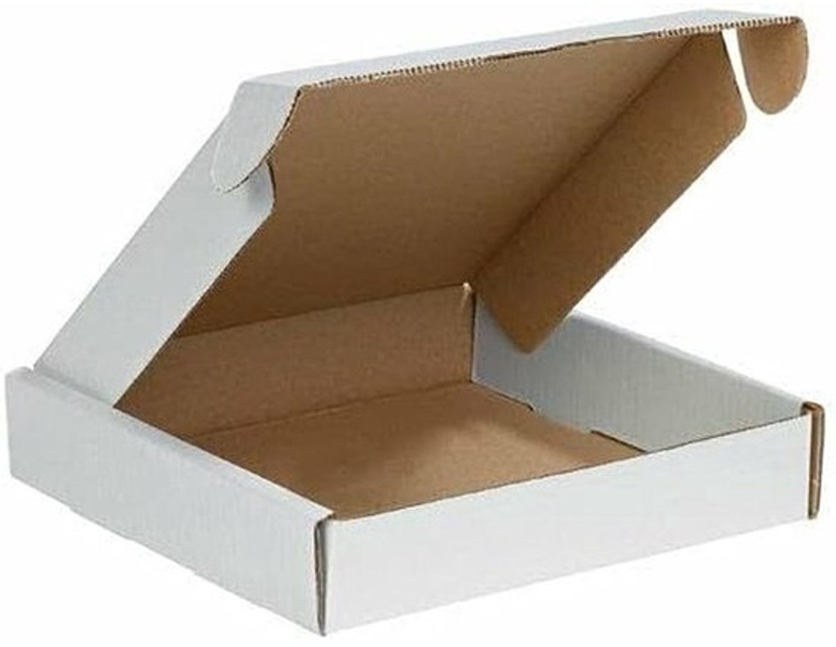 10x Verhuisdozen Plat Leverbaar - Stevige Kartonnen Verpakkingsdozen 31x22x5 cm