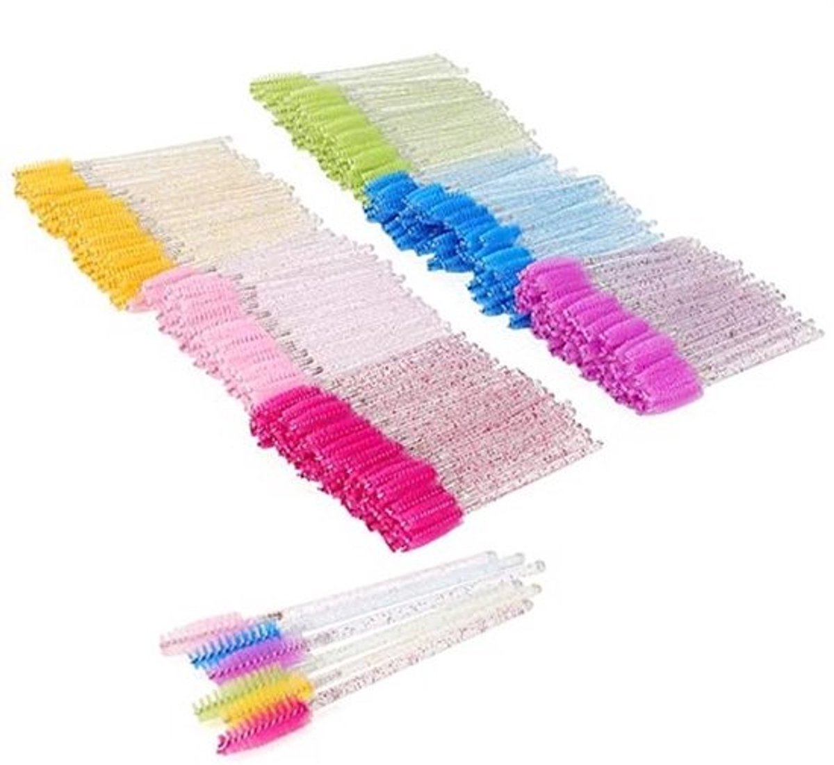 600 Wimpers Borstels in 6 Kleuren - Perfect voor Wimperextensies en Make-up