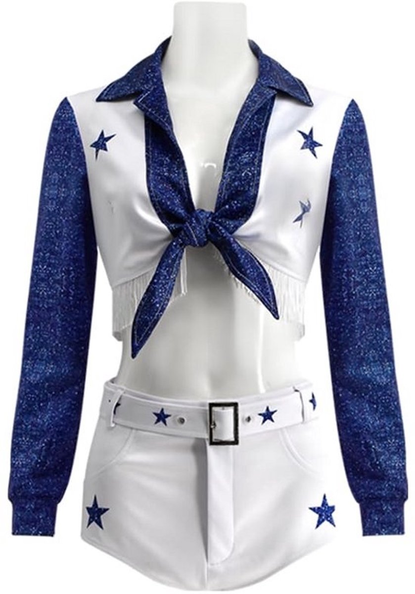 Cowboy Cheerleader Kostuum Voor Volwassen Vrouwen - Sexy Cheerleader Outfit