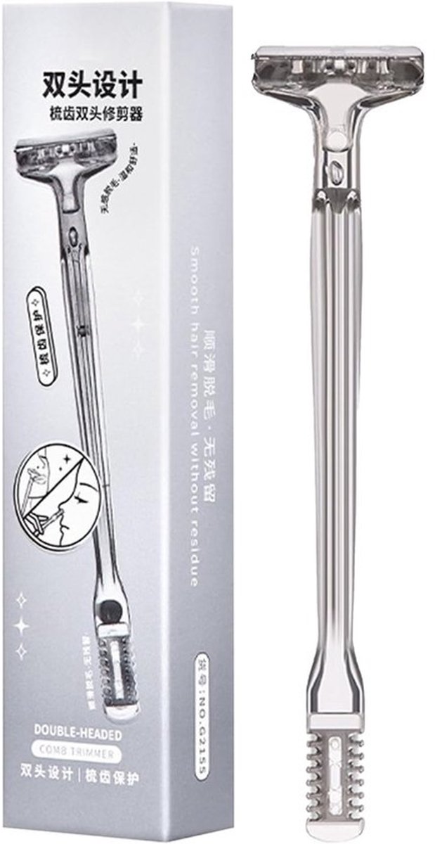 Neushaartrimmer - Neusstripper - Persoonlijke Verzorging - Afgeronde Tanden Anti-Pinch - 12.5 cm - Wit