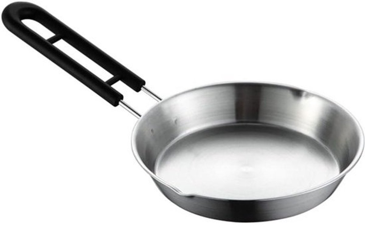 Mini Koekenpan Anti-aanbak voor Eieren en Pannenkoeken - Geschikt voor Gas en Inductie