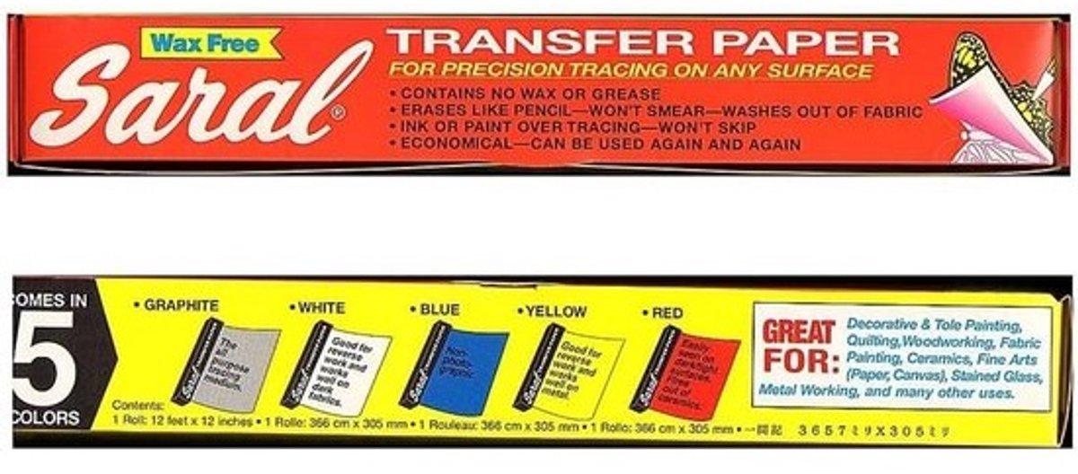 Blauw Carbonpapier Rol 304 x 3,35 Meter - Tekensjabloon Overdrachtspapier
