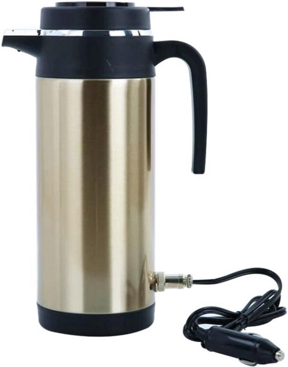 12V/24V RVS Waterkoker voor Auto & Vrachtwagen 1200ML