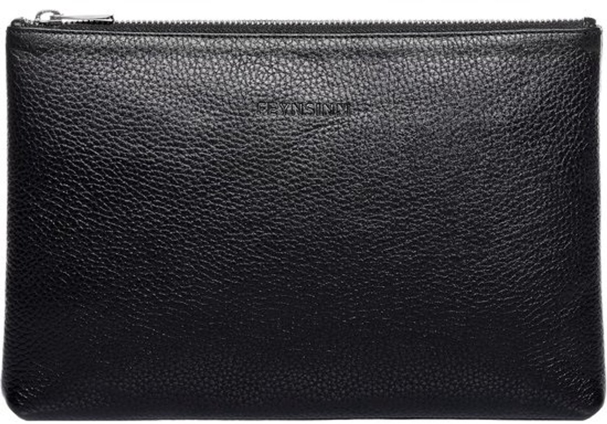 Elegante laptoptas van nappaleer voor dames met lange hengsels - Geschikt voor 13 inch