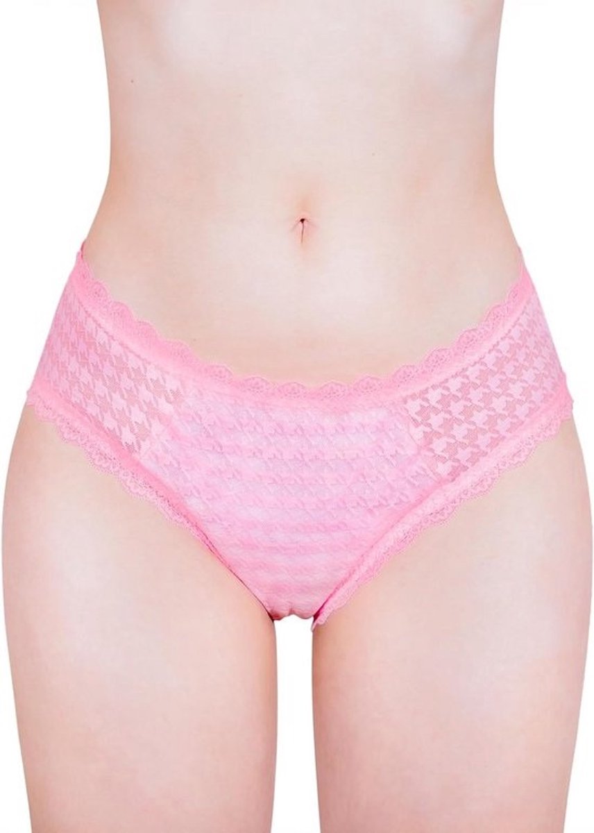Hipster Slip met Kant en Strik voor Crossdressers en Transgender - Comfortabele Gaff Onderbroek