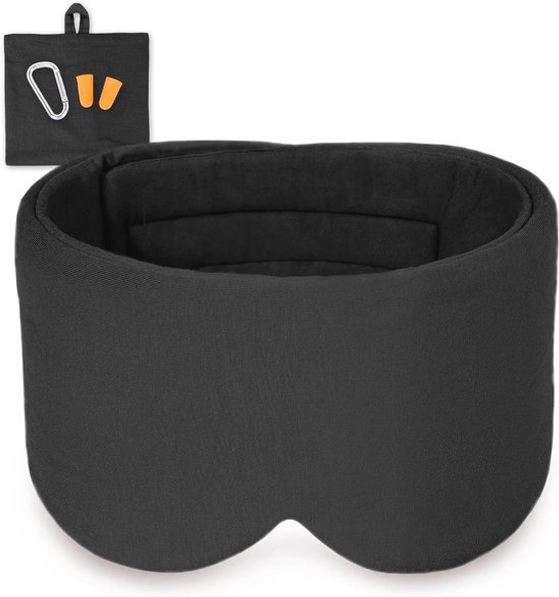 Slaapmasker 100% Modal Katoen - Extra Groot en Ultrazacht Nachtmasker voor Comfortabele Slaap