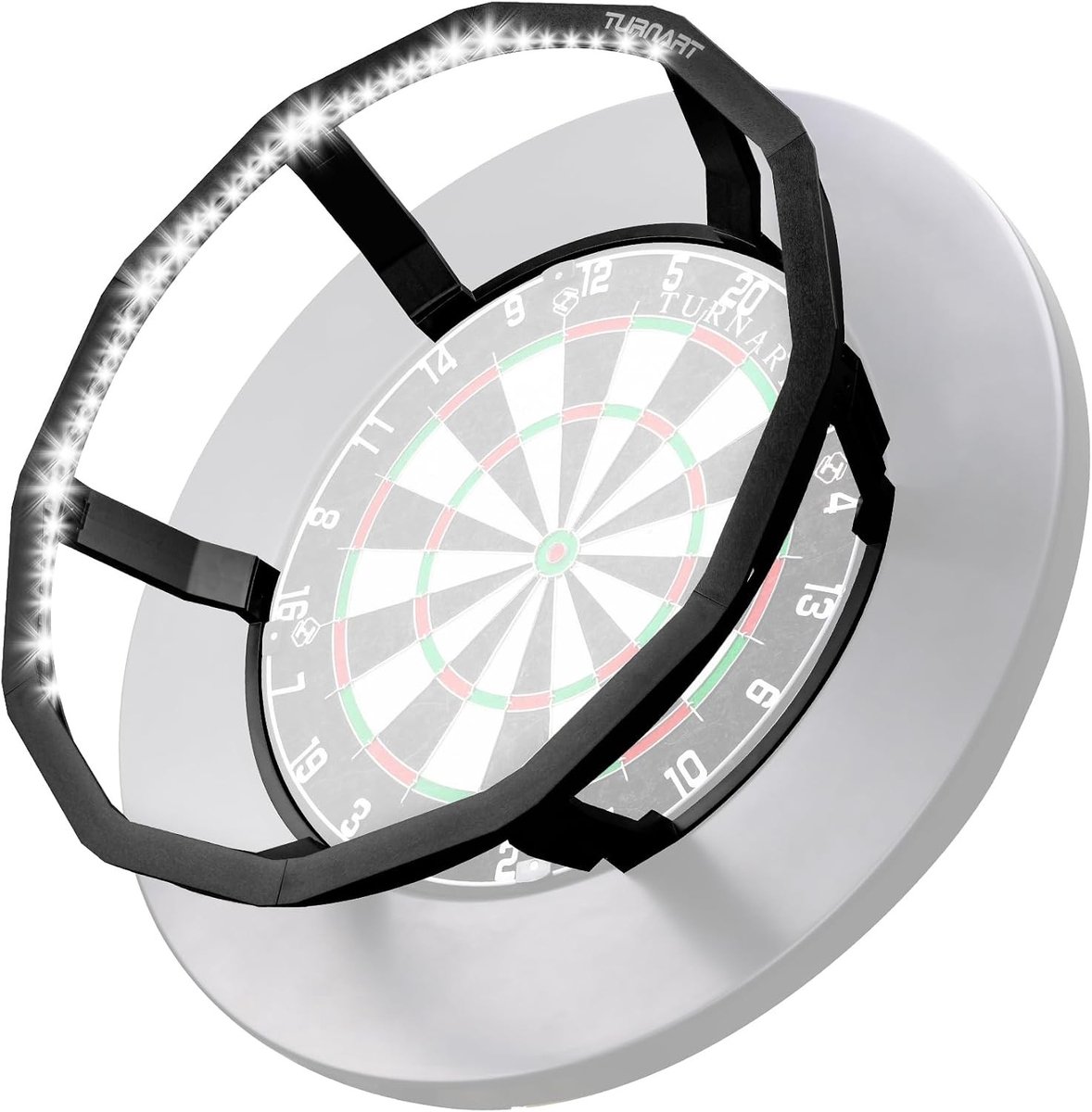 360° Pro Dartverlichting - Zwart - 45 cm - 90 LED Verlichting voor Dartbord - Voor Woonkamer of Bar