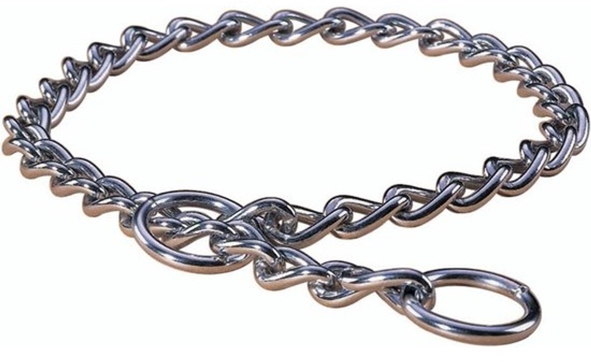 Extra zware choke ketting halsband voor grote honden - 61 cm