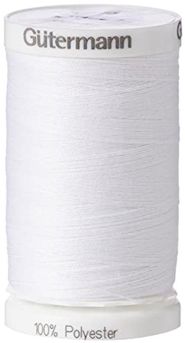 Polyester Naaigaren 500 m - Wit voor Machine- en Handnaaien