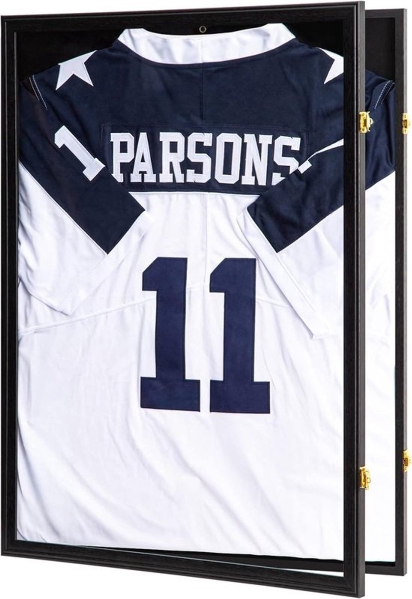 Afsluitbaar Jersey Shadow Box voor Sportshirts - Ideaal voor Hockey, Voetbal, Basketball en meer