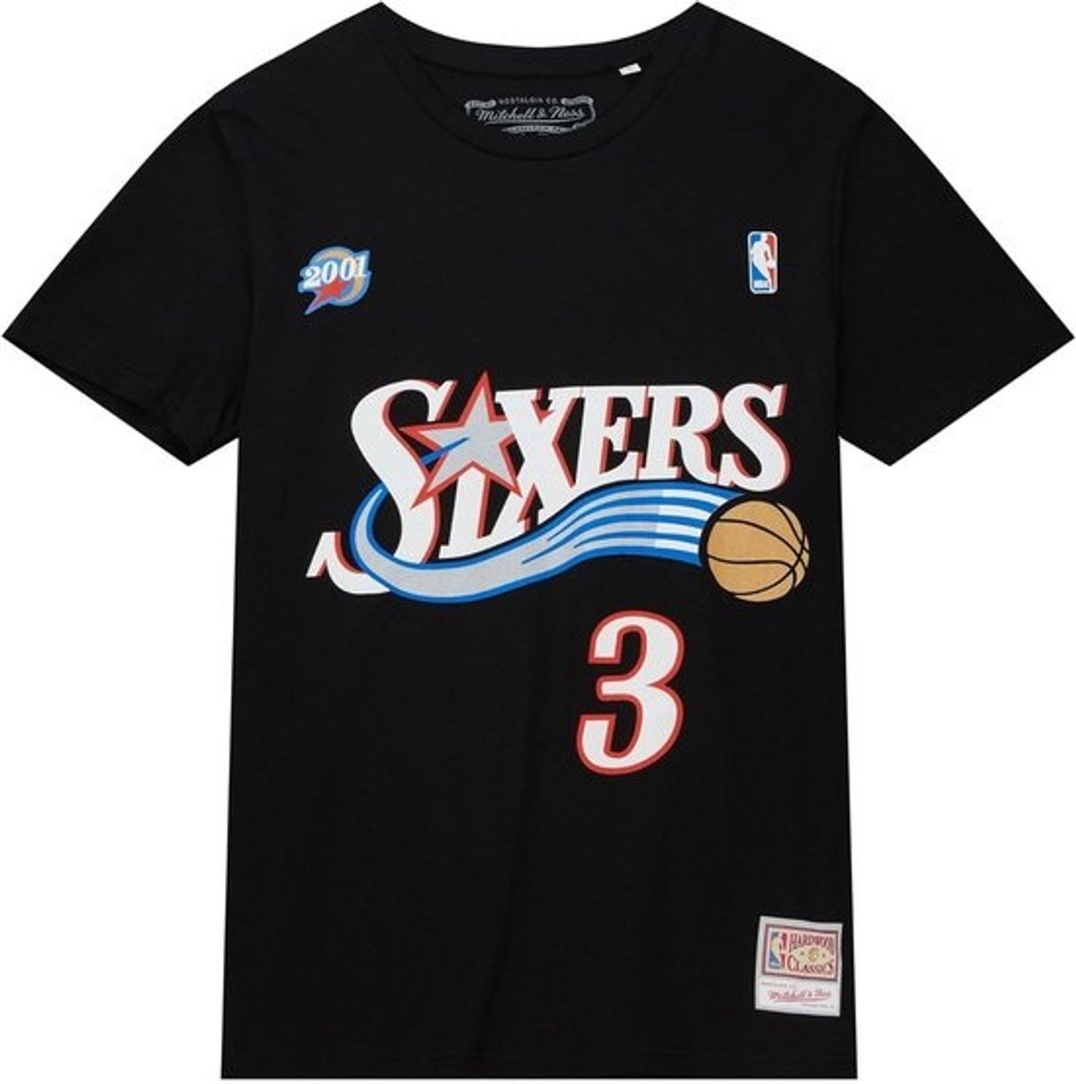 NBA HWC Team Spelersnaam en Rugnummer T-Shirt