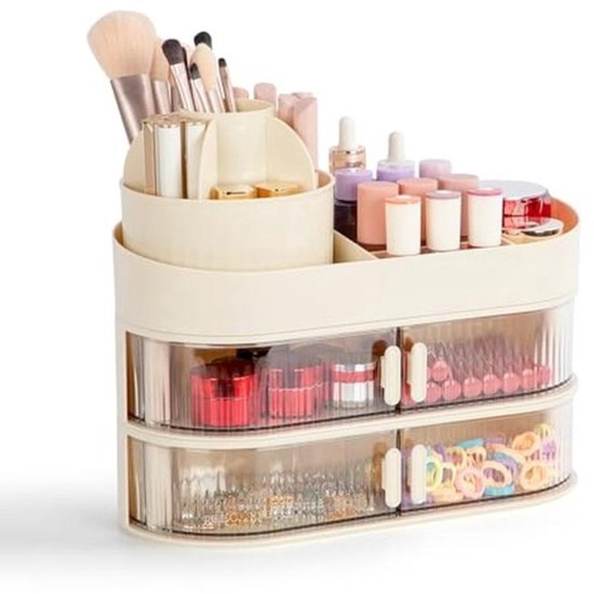 Make-up Organizer met Draaibare Laden - Perfecte Opbergoplossing voor Schoonheidsproducten