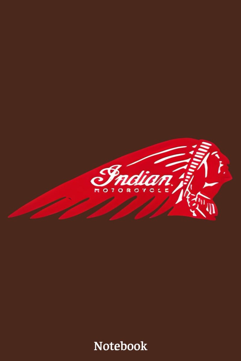 Indian Motorcycle Retro and Vintage Notebook: Blank Lined Notebook, Journal, Diary, Note Pad, Writing Notes, 120 - ShopVlot
