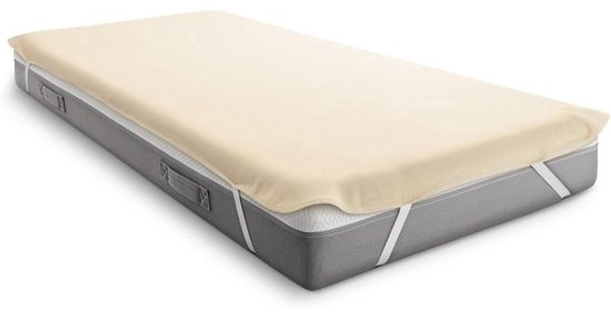 Matras Overtrek Molton 100% Katoen met Hoekelastieken - Hygiënisch & Wasbaar 95°C (120 x 200 cm)