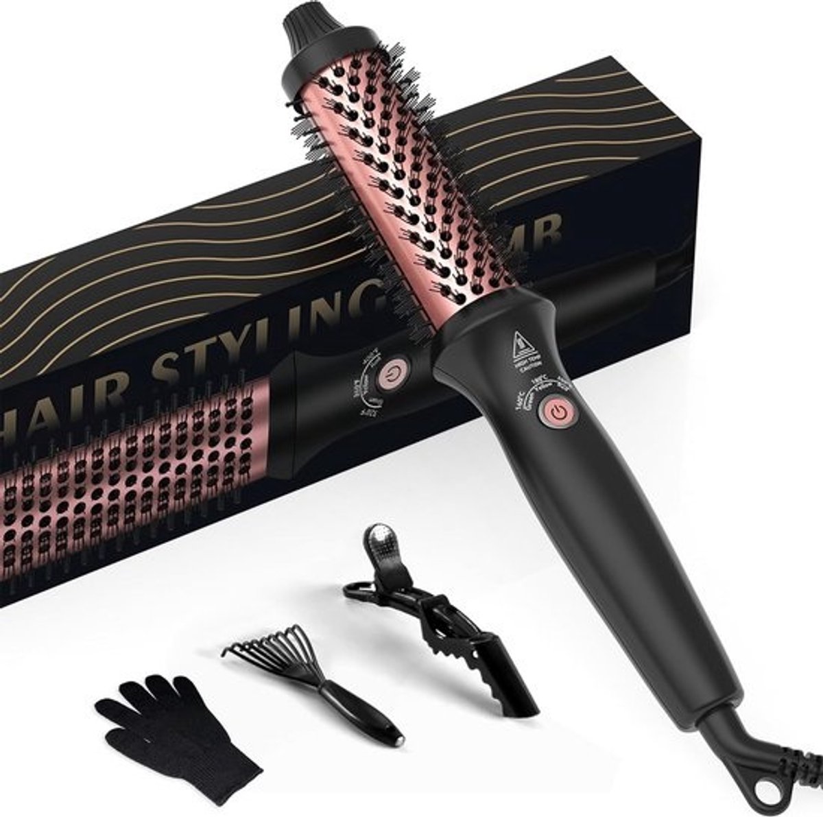 3-in-1 Thermische Stijlbrstel 32mm - Föhnborstel voor Volume en Glad Haar