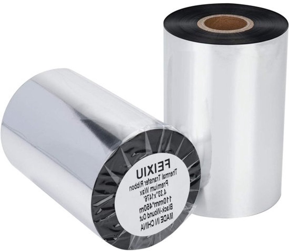 Thermisch Overdracht Lint - Barcode Lint Ink - Labels Printen - Hars-Enhanced Wax - 110mmx450m - Zwart
