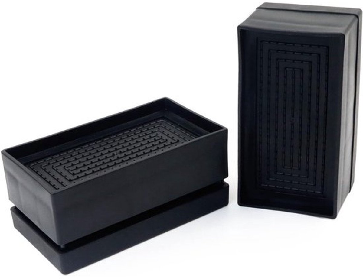 Set van 2 Stevige Rechthoekige Meubelverhogers - 4,7 cm Hoogte - Geschikt voor Bed, Bank, Bureau en Kast