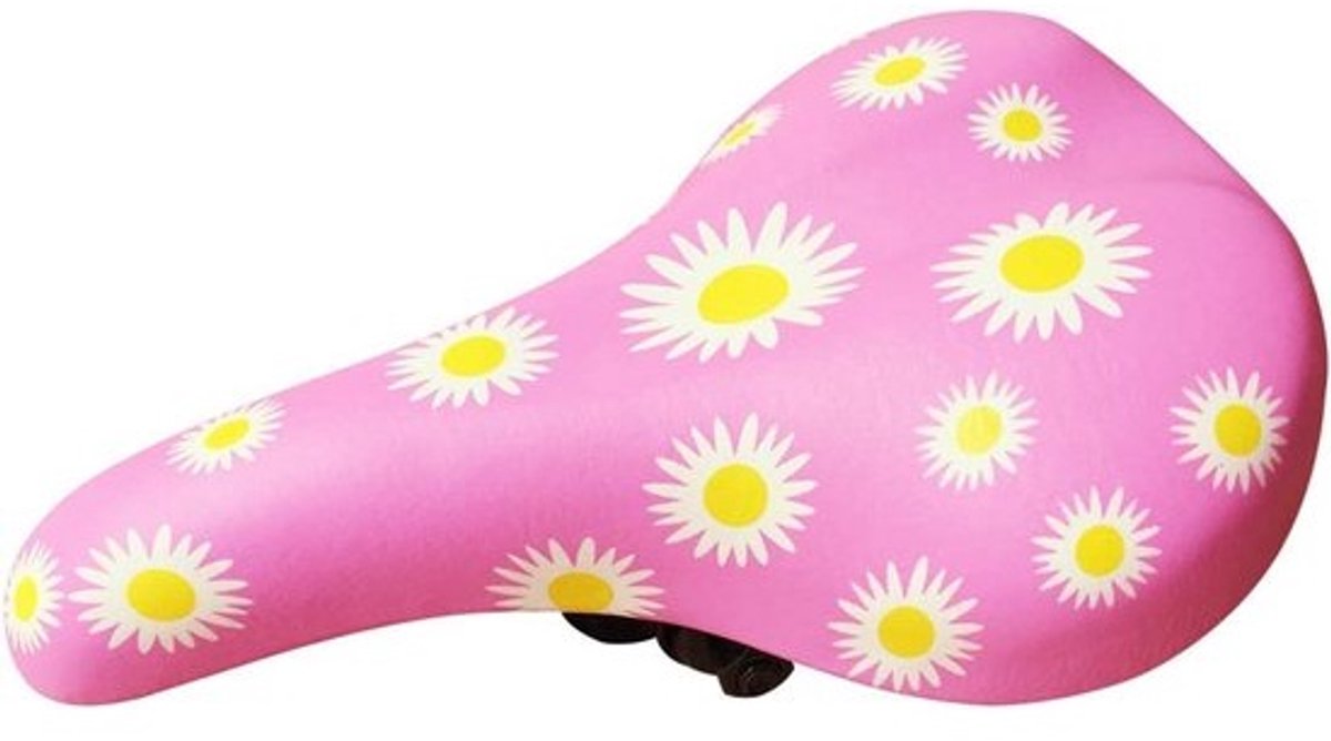 Fietszadel voor Kinderen - Comfortabel en Veilig Kinderzitje voor Fietsen van 14" tot 24" in Roze