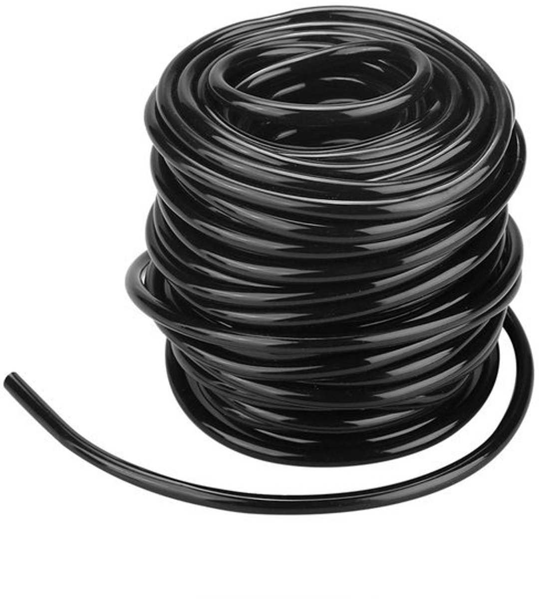 Dailygoody - Tuinslang - Flexibele Water Haan - Ideaal voor Irrigatie - 20 Meter - PVC Slang - Geschikt voor Tuin en Auto - Zwart