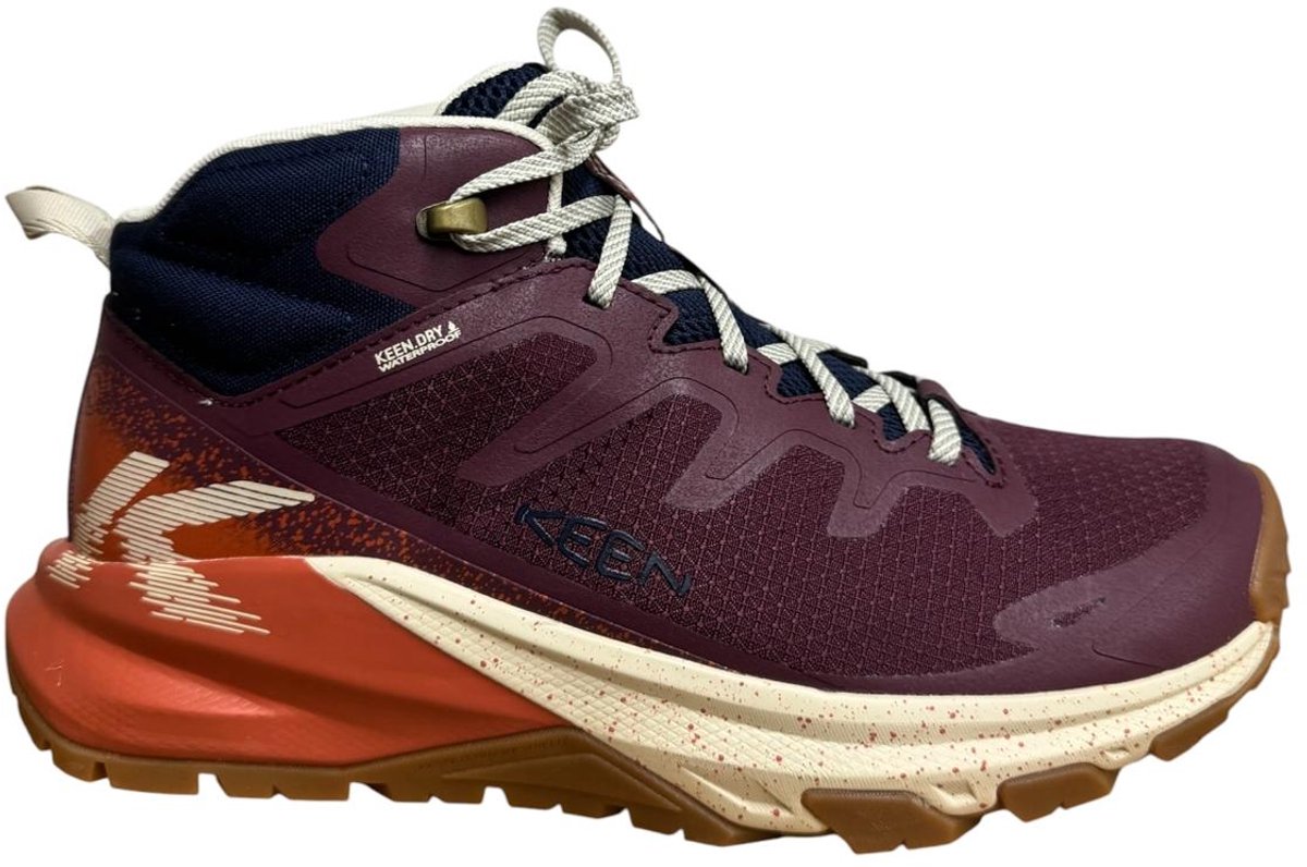 Keen - Targhee Apex Mid Dames Wandelschoenen Fig/Burnt Brick - Maat 37