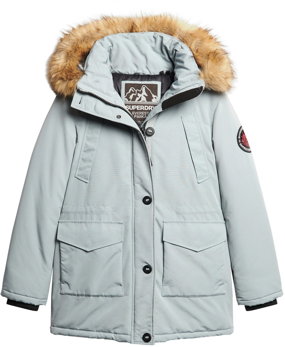 Superdry - Everest parka met capuchon van imitatiebont - Dames - Gewatteerde jassen