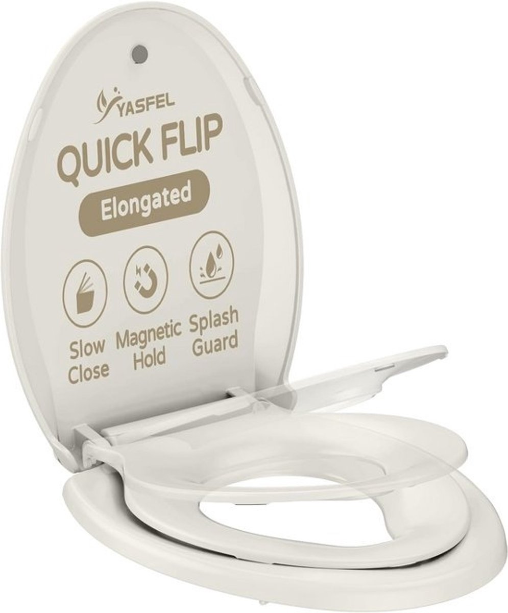 2-in-1 Ovale Toiletbril met Potje, Softclose en Zindelijkheidstraining voor Kind en Volwassene