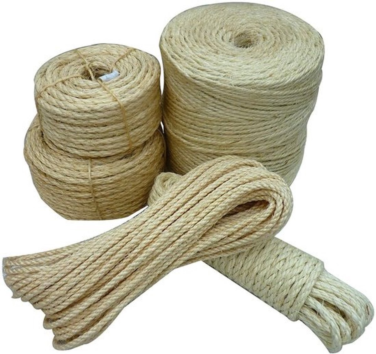 Natuurlijk Jute Touw - 6mm dik Hennep Lijn Koord per Meter